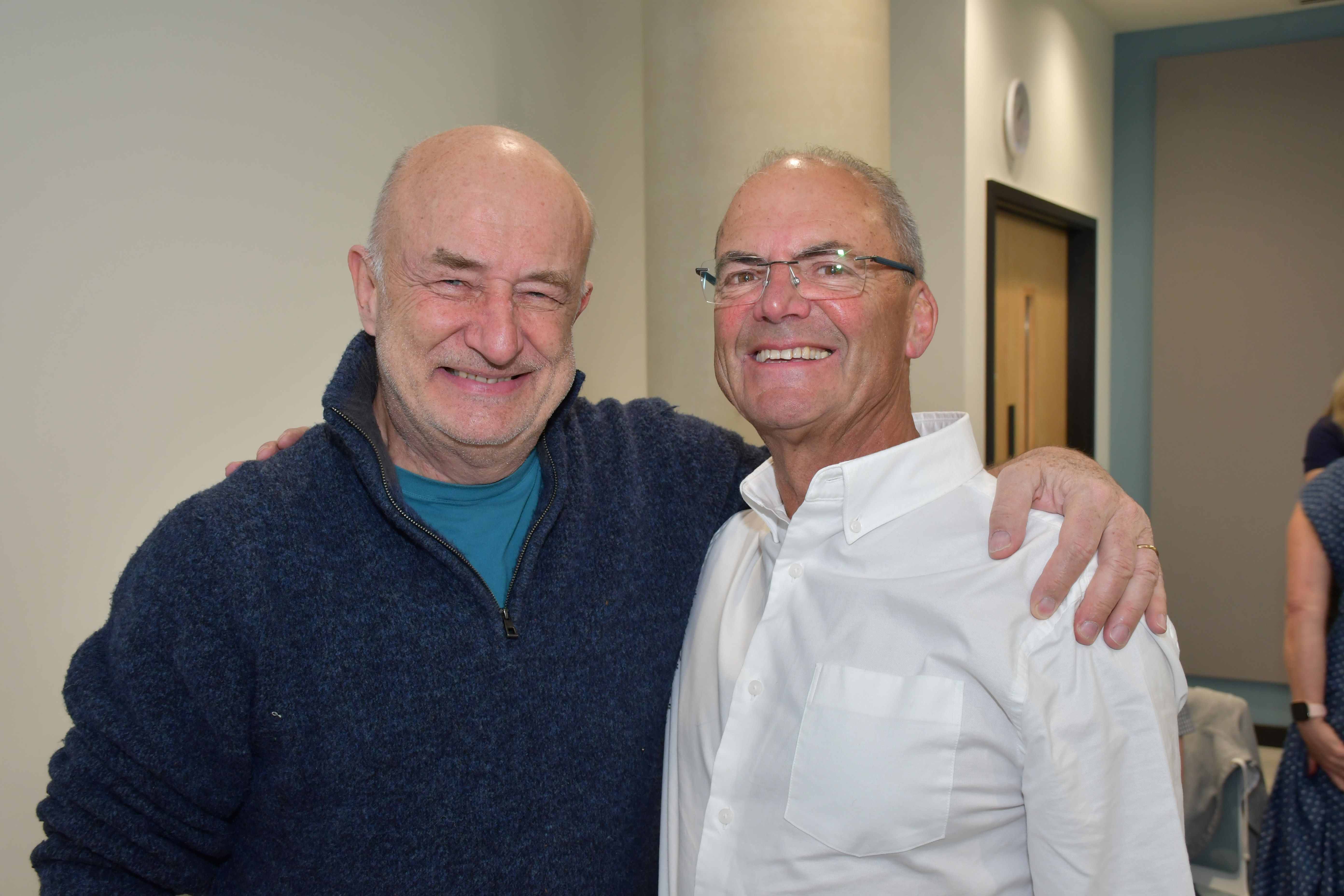 Mr Steve Large with Terry Tomlin the third DCD recipient.JPG