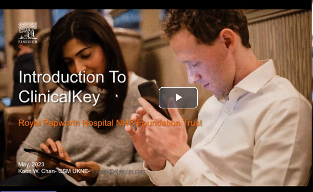 Introduction to ClinicalKey
